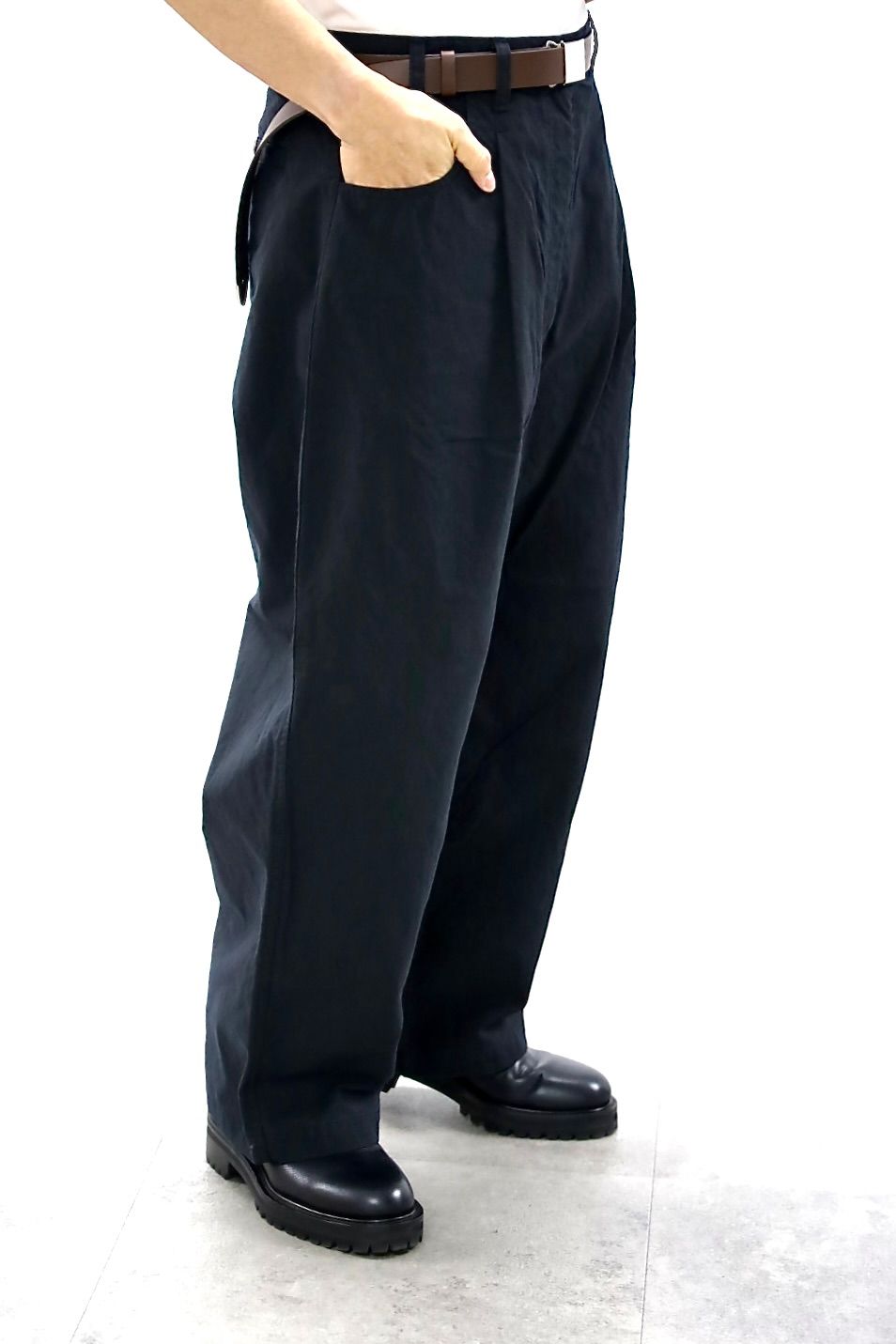 COMME des GARCONS HOMME 26SS 綿エステル片畦カーディガンスタイル