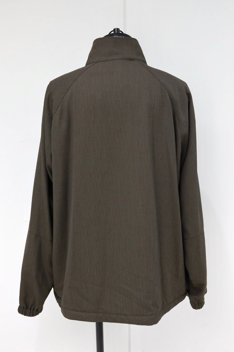 グラフペーパー Melange Pique Zip-up Stand Collar Jacket(GM263-30441)BROWN☆9月26日(土)発売！