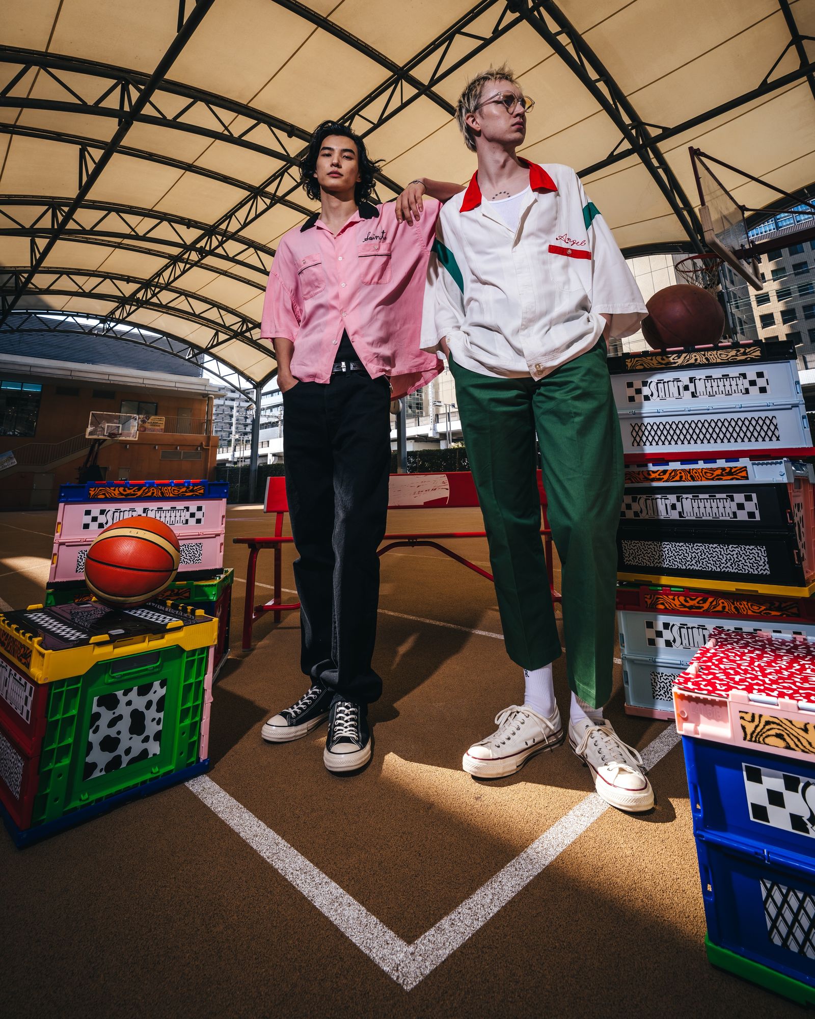 セントマイケル 26SS BOWLING SHIRT(SM-MK8-0000-036)PINK☆4月29日(水)新作発売！