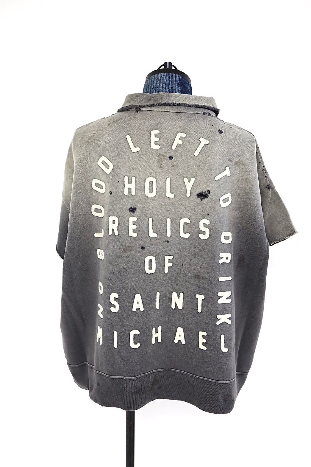 セントマイケル 26SS SAINT HALF ZIP SWEAT(SM-MK8-0000-052)CHARCOAL☆4月11日(土)発売！