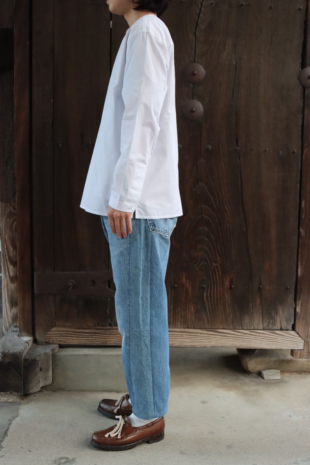 SEEALL RECONSTRUCTED TRENCH COAT(SAU23 CT601) MIX style. 2022.03.17.