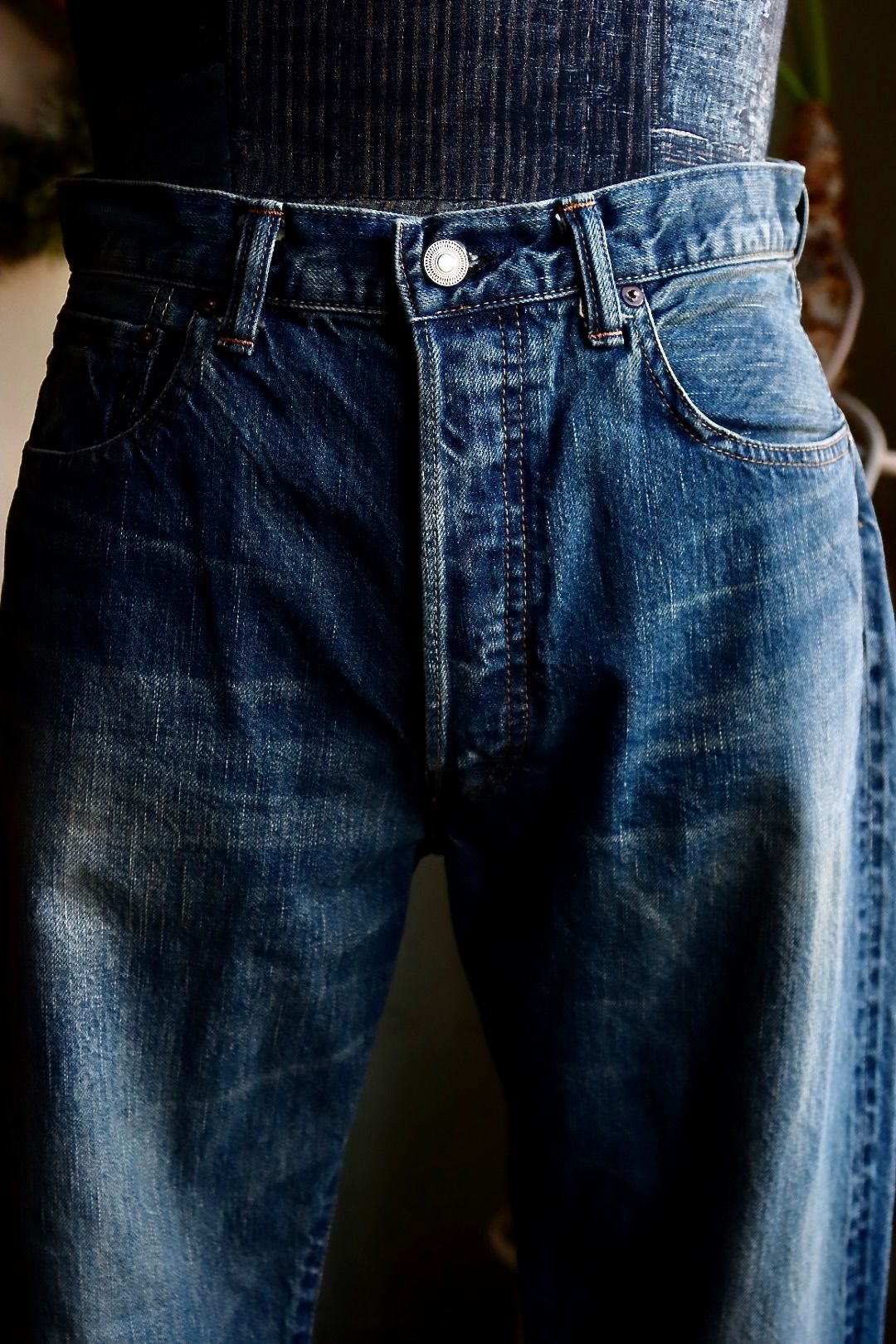 アプレッセ24SS Washed Denim Pants E(24SAP-04-07H)BLEACH