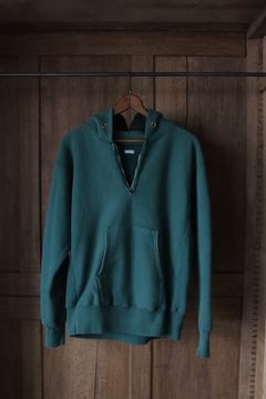 アプレッセ24SS Vintage Half Zip Sweat Hoodie(24SAP-05-02K)GREEN☆1月20日(土)発売！