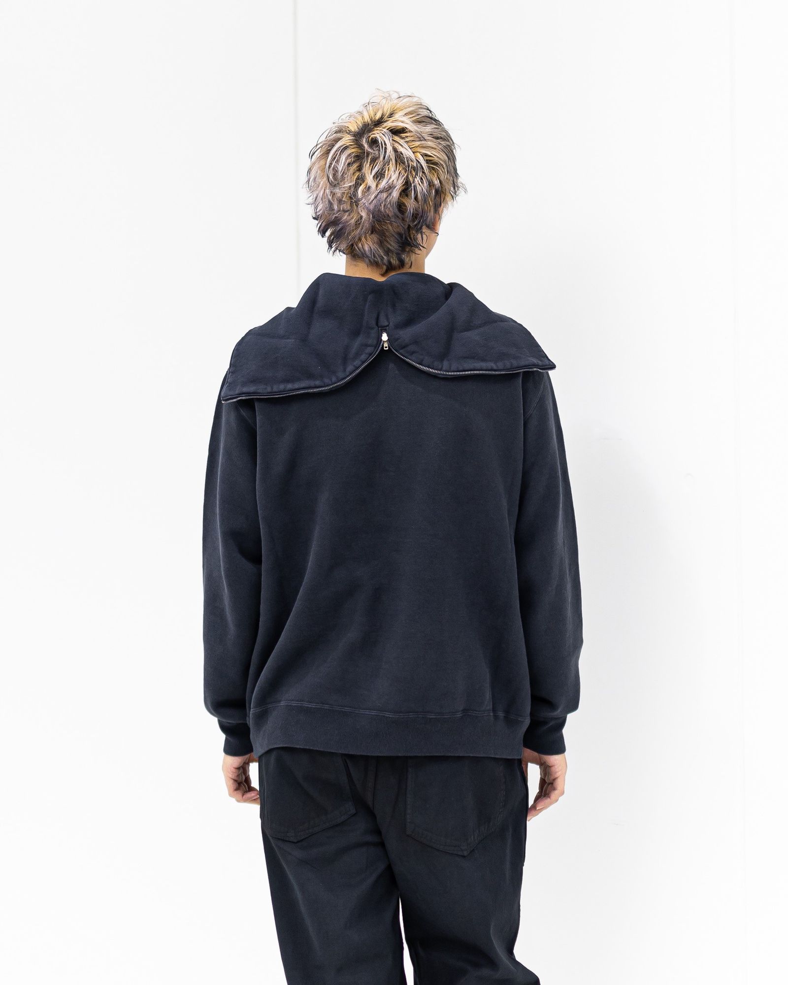 A.PRESSE 新作 Vintage Sailor Hood Half Zip Sweatshirt 1月24日(土)新作発売！