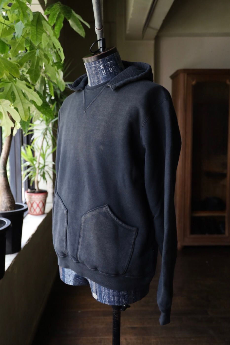 アプレッセ 2025 STYLE2 Vintage Attached Hood Sweat Parka(25AAP-05-10)BLACK☆8月30日(土)発売！