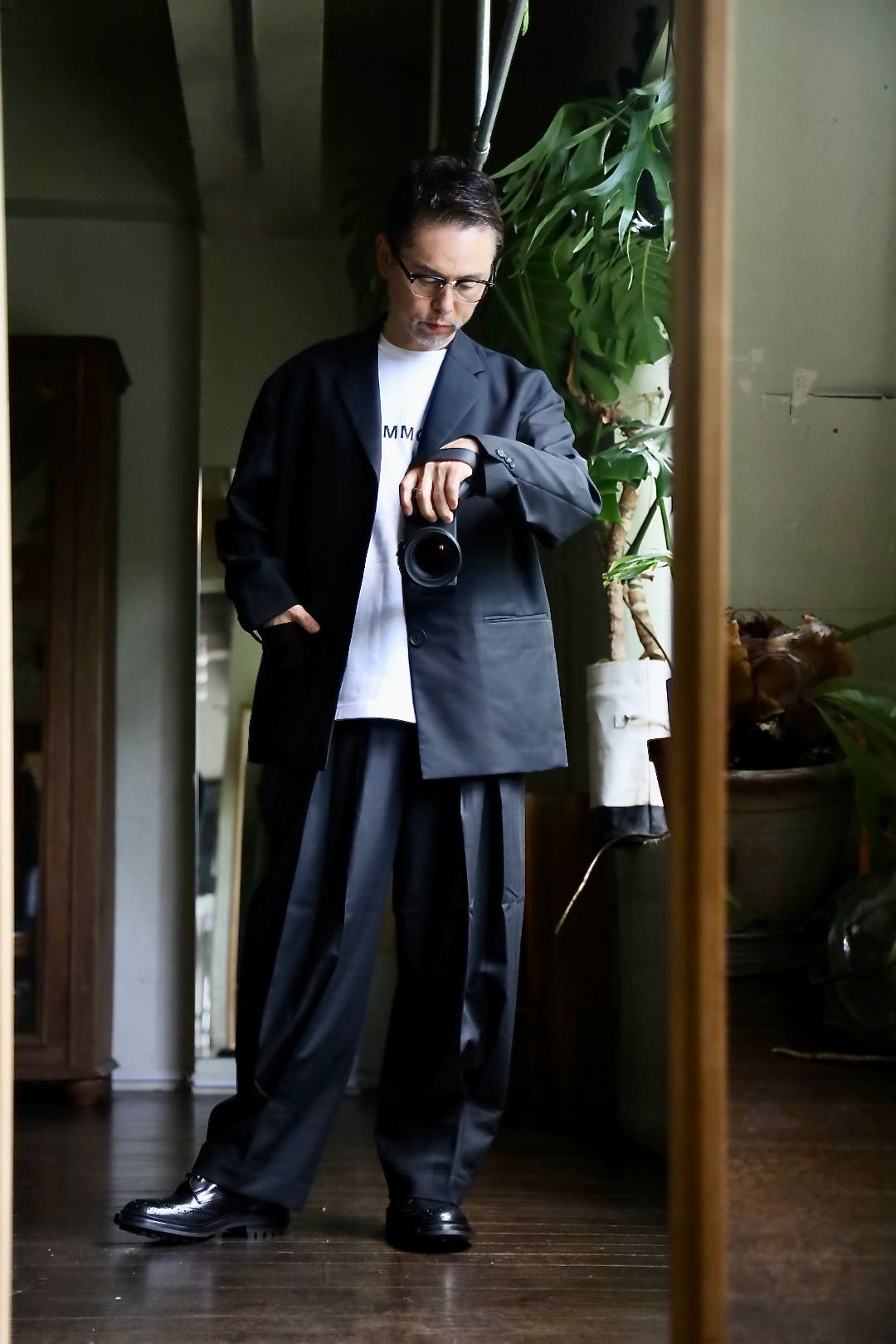 032171● COMME des GARCONS HOMME タック ウール コムデギャルソン オムCOMME des GARCONS HOMME ウールタック