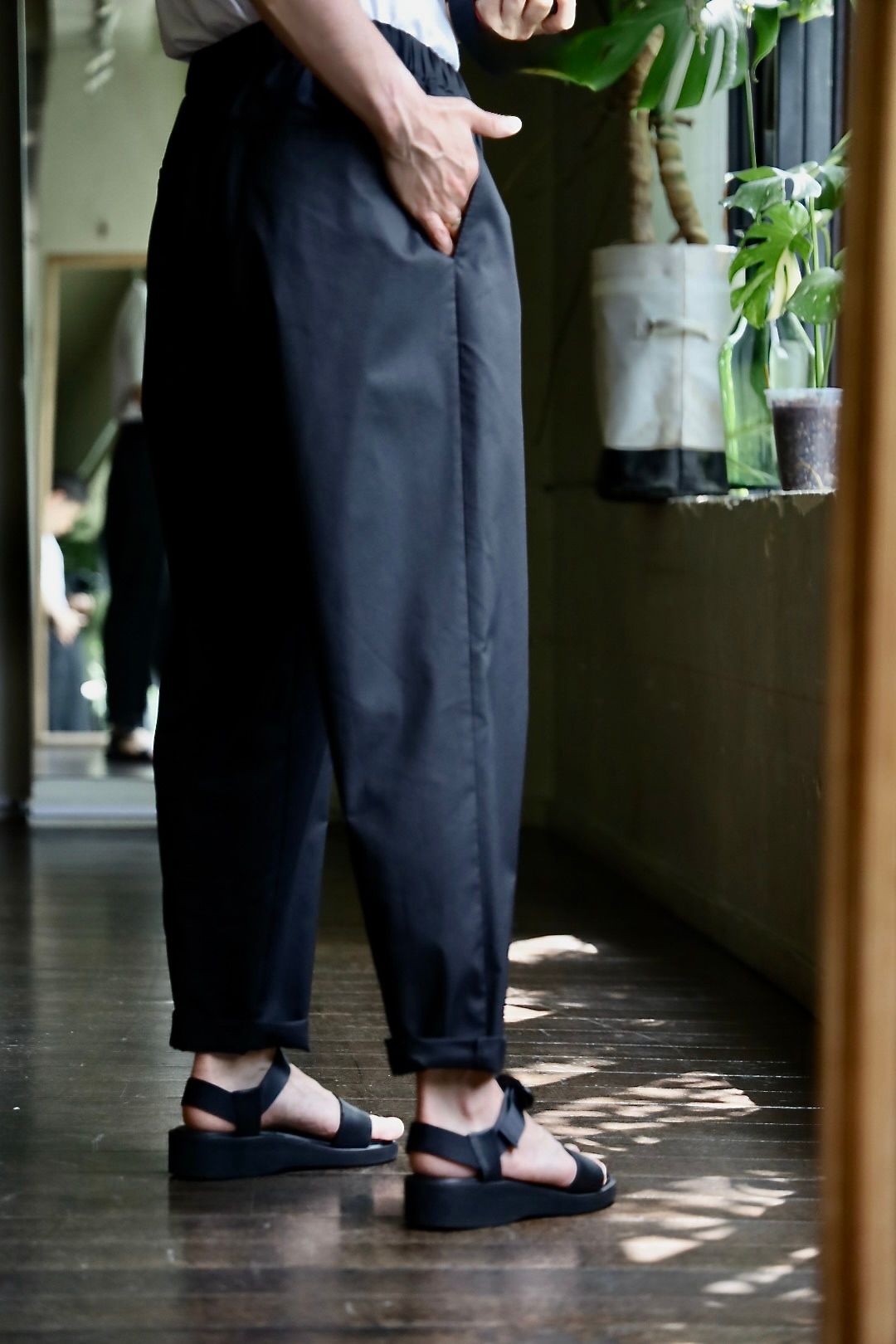 パンツ Graphpaper COTTON TWILL Cook Pants Graphpaper Solotex Twill Wide Chef Pants – unexpected store