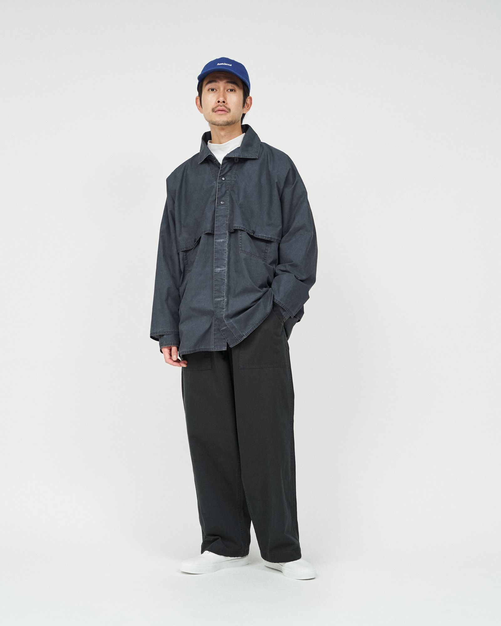 フレッシュサービス DOUBLE SLEEVE SHIRT (FSC253-50141)NAVY★10月11日(土)発売！