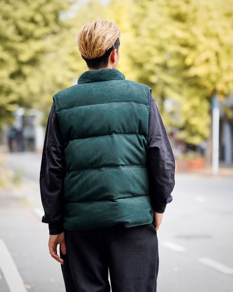 A.PRESSE Suede Down Vest 10月19日(土)新作発売！