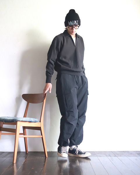 SEDAN ALL-PURPOSE Big Cargo Pants"Black"スタイル