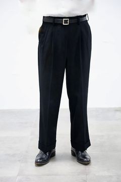 アプレッセ 2026 STYLE2 Wool Wide Tapered Trousers(26AAP-04-01)BLACK☆7月4日(土)新作発売！