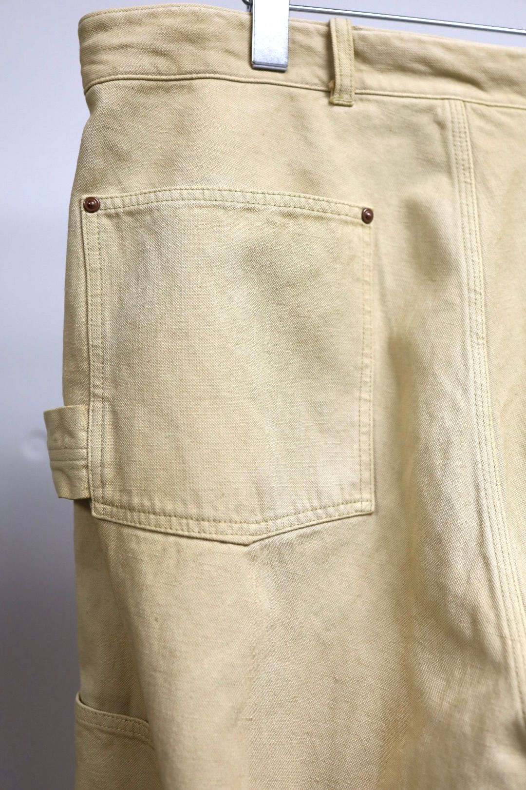 アプレッセ 2026 STYLE1 Vintage Silk Hemp Painter Pants (26SAP-04-07)BEIGE☆1月24日(土)発売！