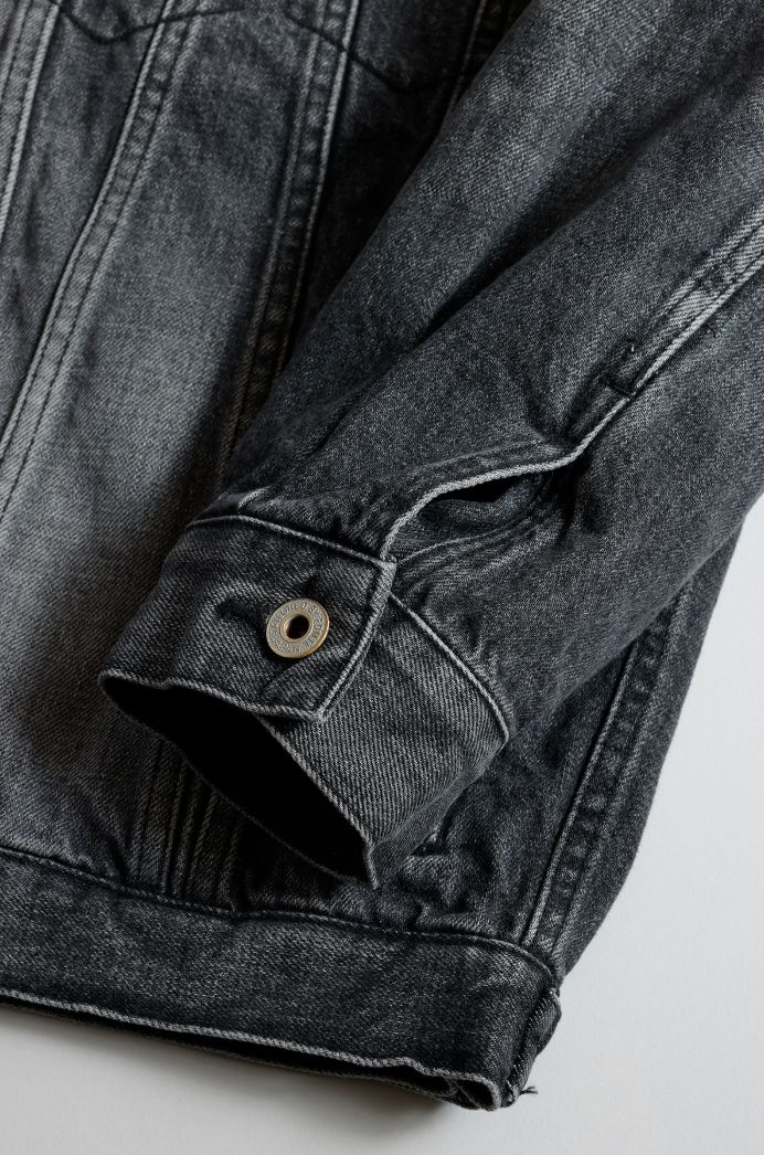 ファンダメンタル デニムジャケット THIRD THIRD JACKET 3YR WASH(FA25JK33U-BK)BLACK