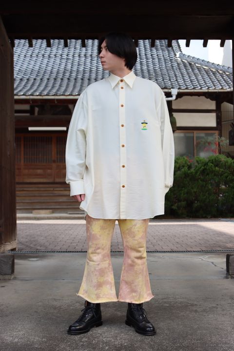 doublet MILK FIBER OVERSIZED SHIRT(22SS18SH103) style.2022.1.15