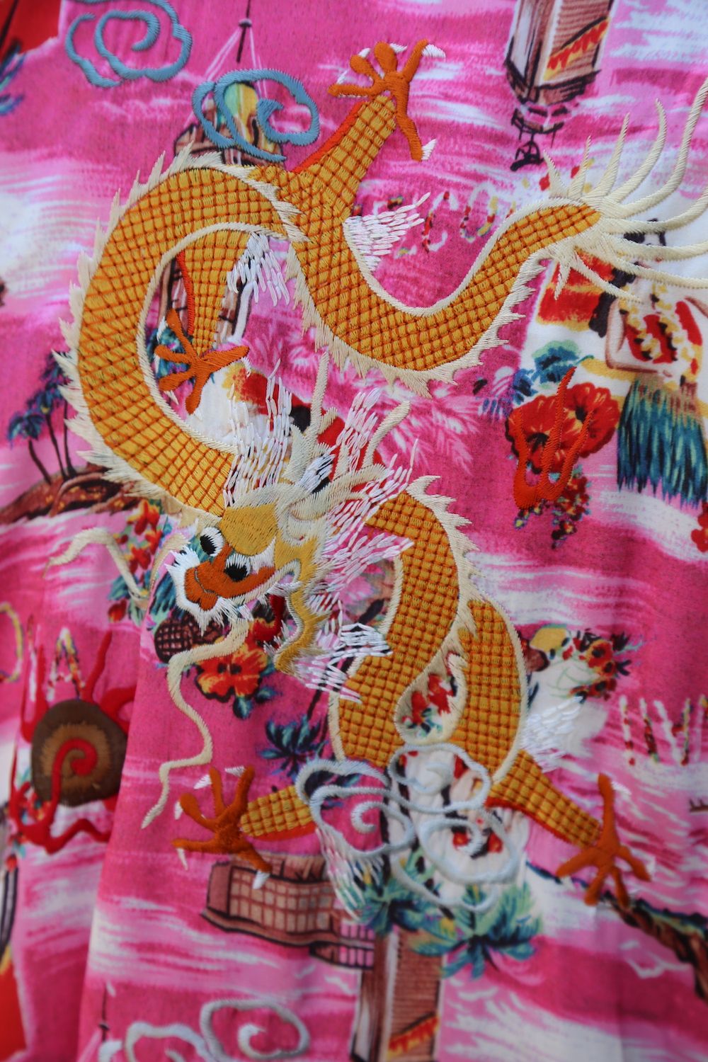 doublet ALOHA KUNG FU SHIRT"PINK"Style.2020.8.25.