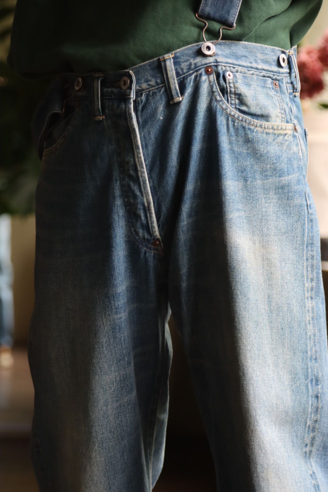 A.PRESSE No.2 Washed Denim Pantsスタイル36