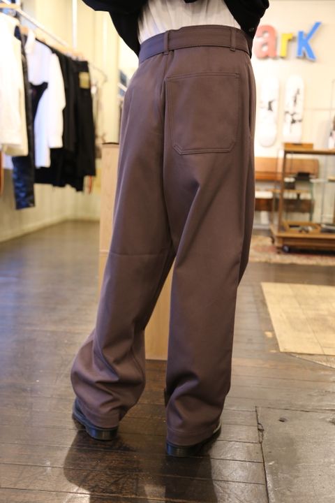 Graphpaper Hard Twill Belted Pants"GRAY"Style.2020.7.27.