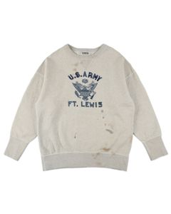 BOW WOW 26FW REPAIRED DOUBLE V SWEATSHIRT - U.S.ARMY(BWU-RDVSA)OATMEAL☆9月5日(土)11:00発売！