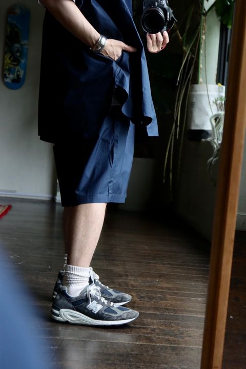 FreshService UTILITY S/S B.D SHIRT"NAVY"スタイル