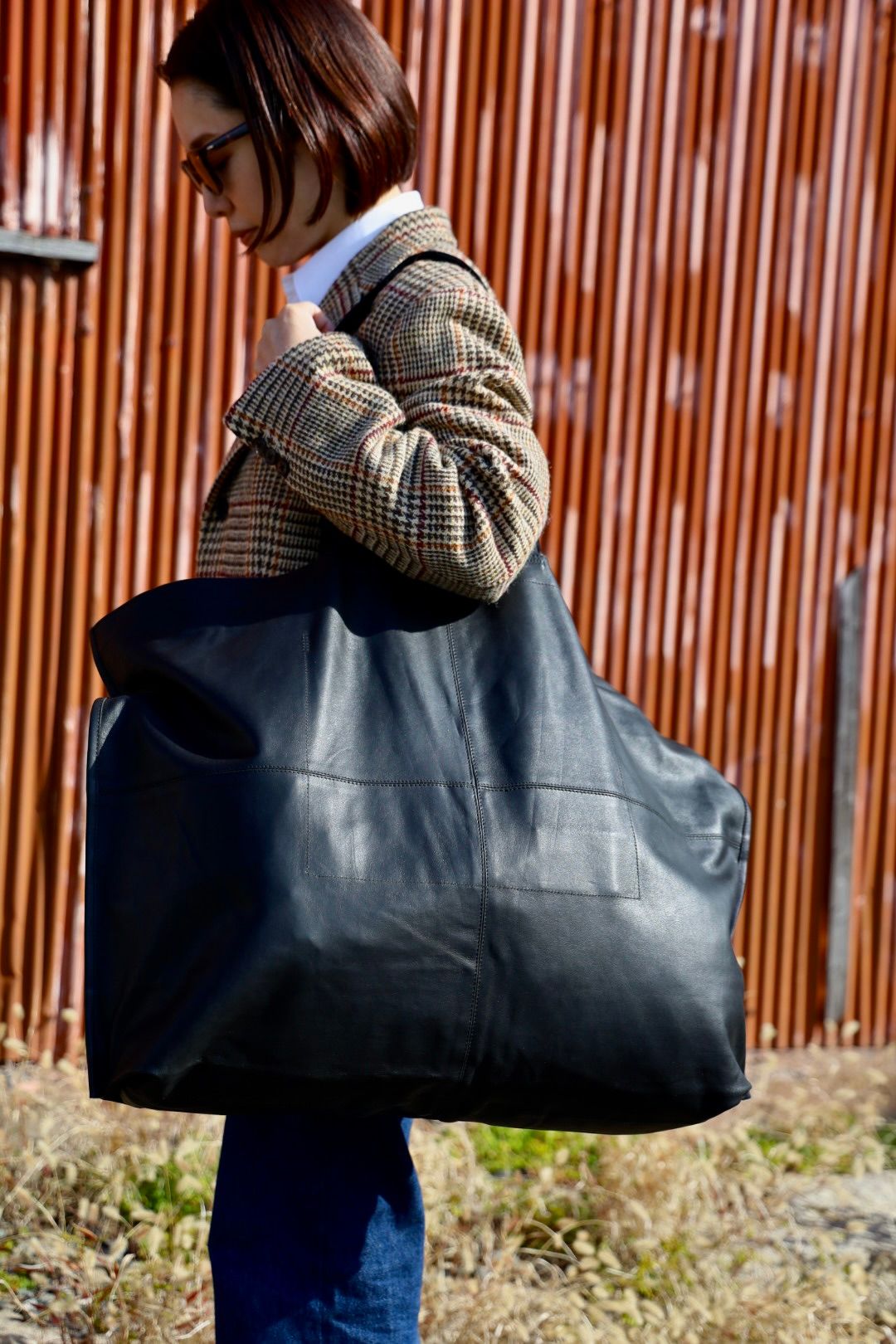 Morphee / モルフェ マグナムトートバッグ 2WAY MAGNUM TOTE "BLACK"