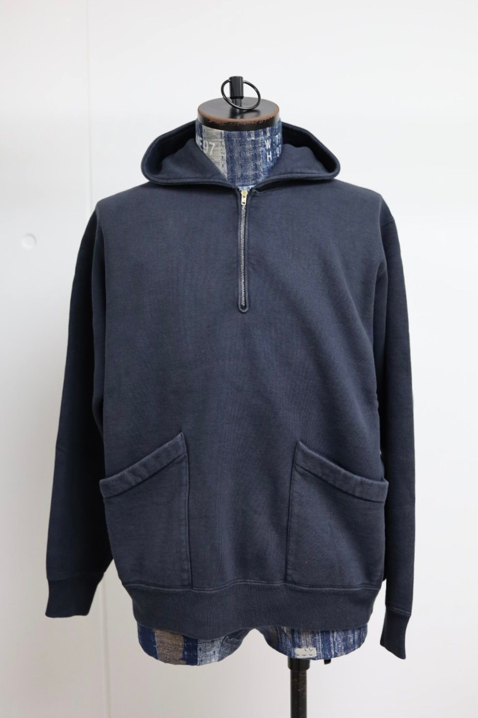 アプレッセ 2026 STYLE1 Vintage Sailor Hood Half Zip Sweatshirt (26SAP-05-13)BLACK☆1月24日(土)発売！