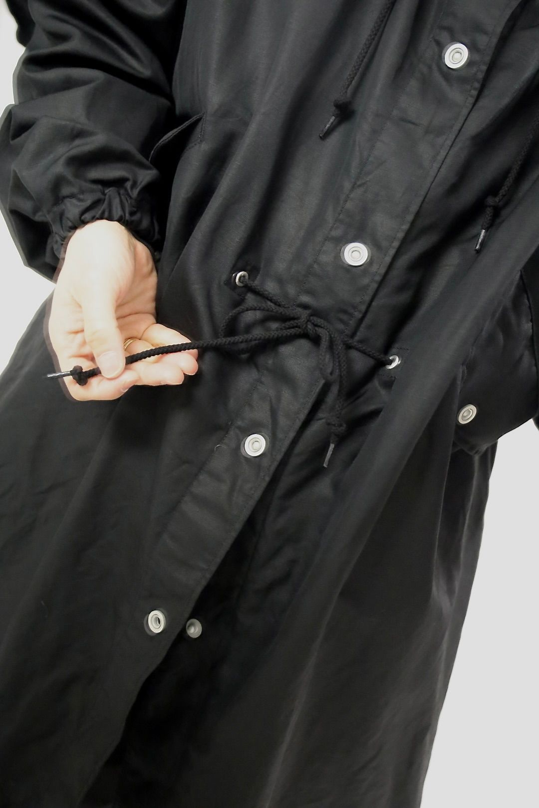 COMME des GARCONS HOMME 26SS 綿麻M-51モッズコートスタイル