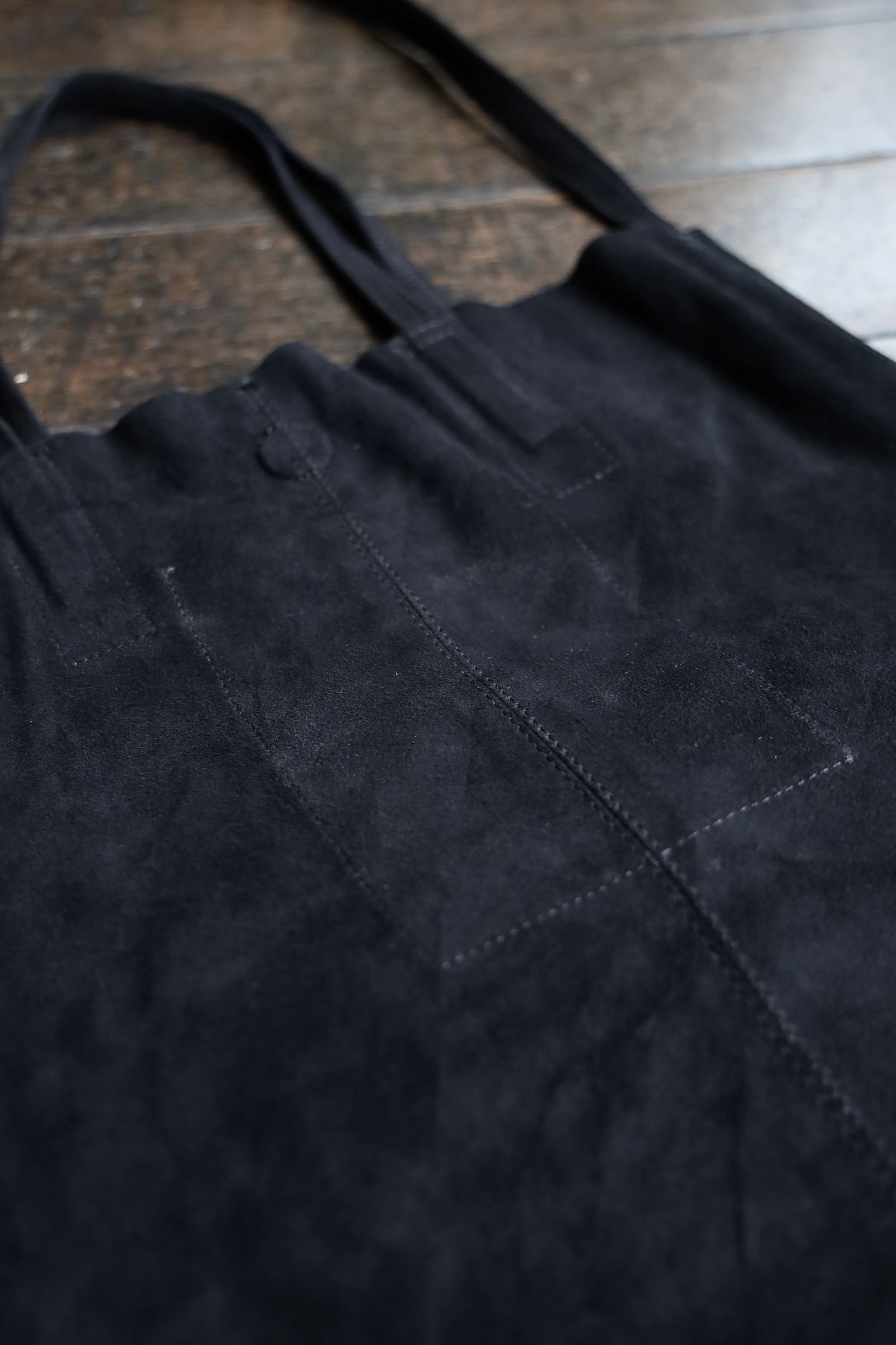 Morphee / モルフェトートバッグ 3WAY MIDIUM TOTE(LONG)OIL SUEDE BLACK☆3月7日発売！