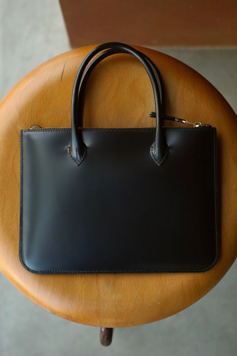 コムデギャルソン HANDELS ARECALF ZIP POUCH (8Z-U510-051)BLACK☆9月6日発売！