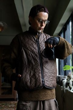 DAIWA PIER39 TECH BRITISH HUNTER FUR VEST"D.BROWN"スタイル