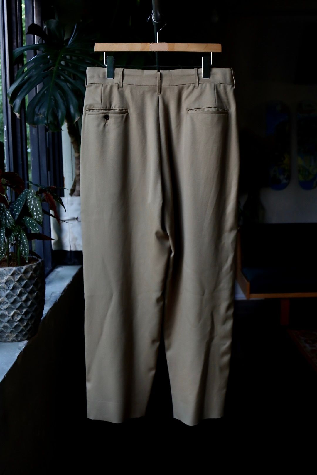 アプレッセ23AW パンツ Vintage Wool Trousers (23AAP-04-23H)BEIGE