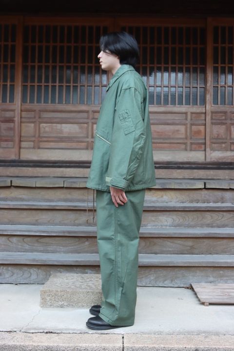 FreshService 22SS BACK SATIN FLIGHT JACKET(FSW-22-CT_25)CACTUS style