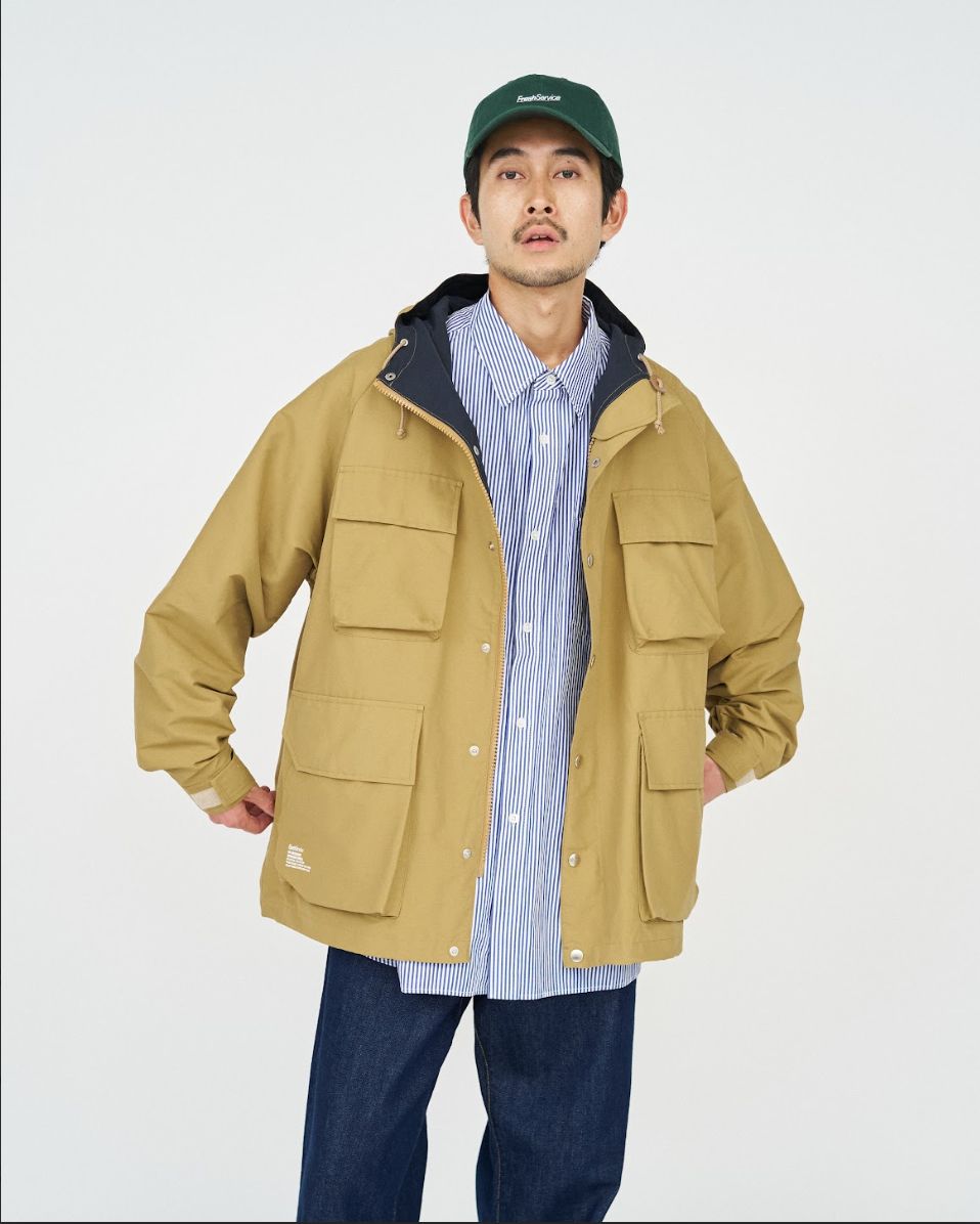 フレッシュサービス N/C GROSGRAIN MOUNTAIN PARKA (FSC253-20171)BEIGE☆9月13日(土)発売！