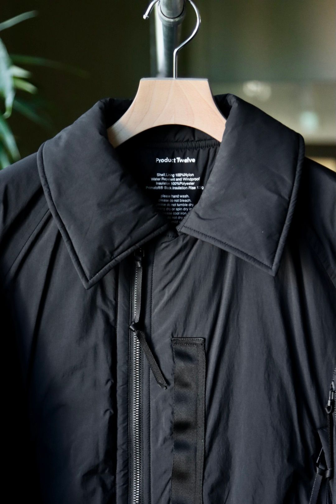 プロダクトトゥエルブ Primaloft Puffer Jacket (25AW-PBL01)BLACK