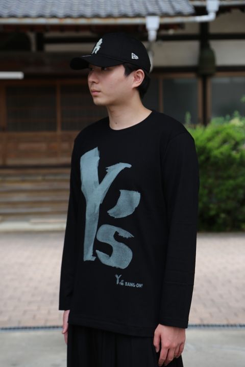 Y's BANG ON! デカロゴ Tシャツ 長袖(YA-T33-052) style.2021.6.5.