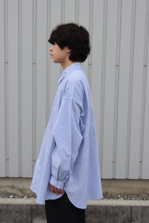 FreshService CORPORATE STRIPE REGULAR COLLAR SHIRT(FSW-22-SH_15) style. 2021.11.21.