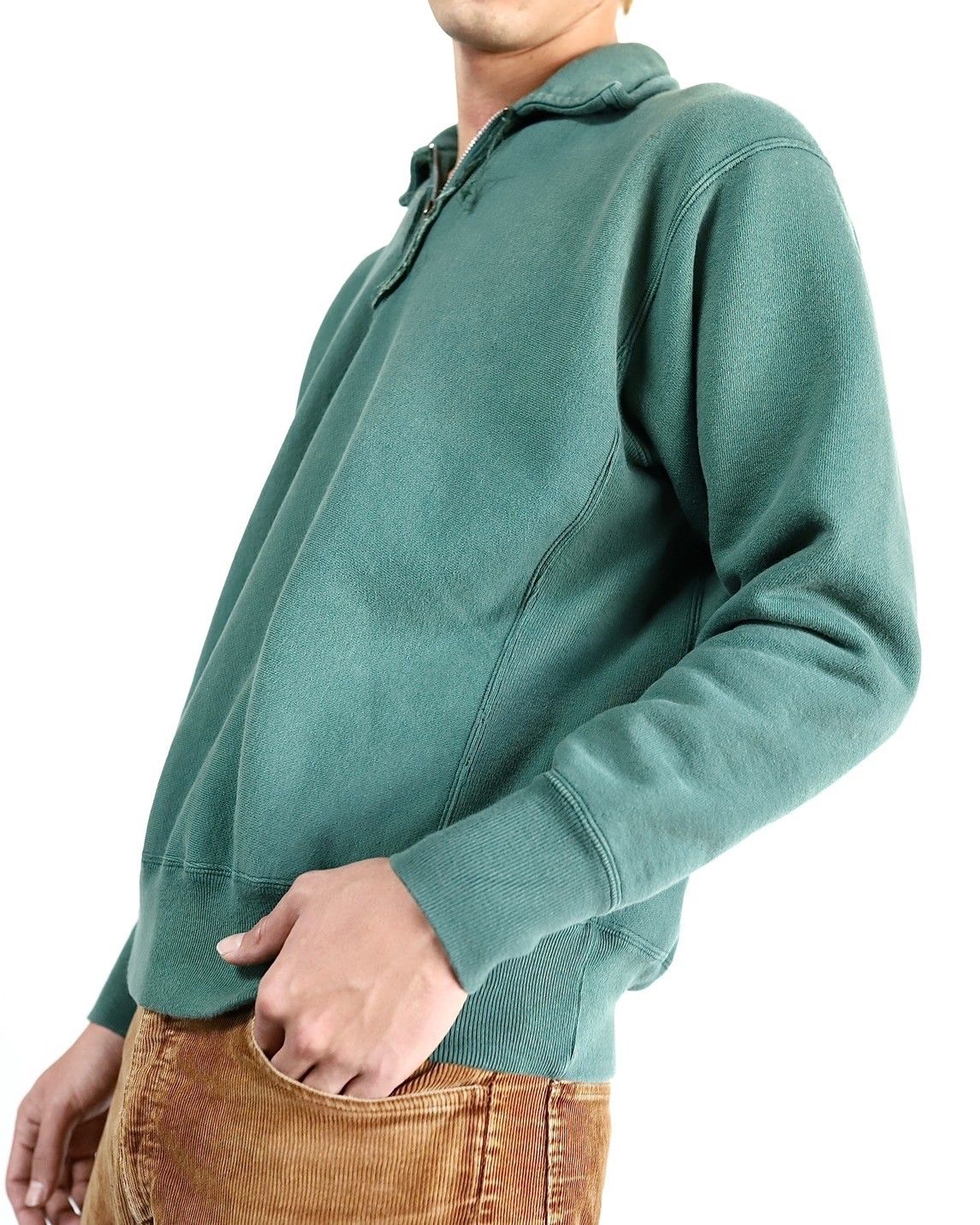 アプレッセ24SS Vintage Half Zip Sweat shirt スタイル 2024.1.20