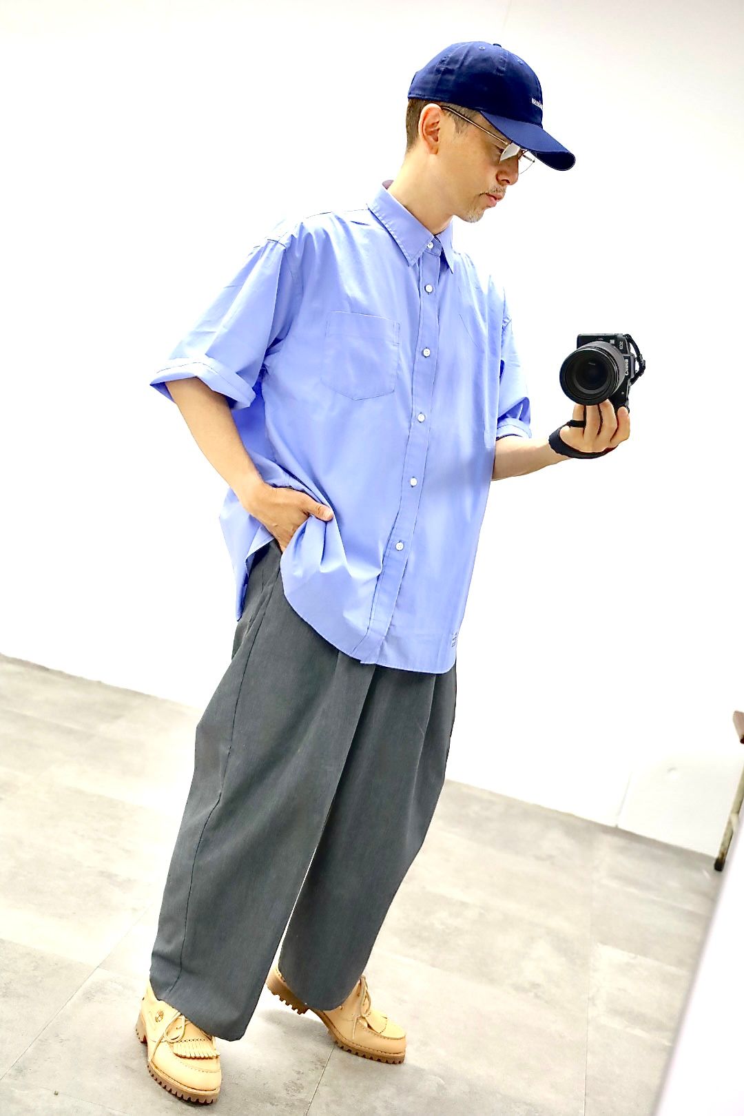 FreshService 26SS CORPORATE WIDE EASY PANTS"H.GRAY"スタイル