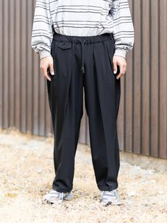 S.F.C 2026FW エスエフシー INVERTED PLEATS PANTS (SFCFW26P06)Black☆9月12日(土)発売！