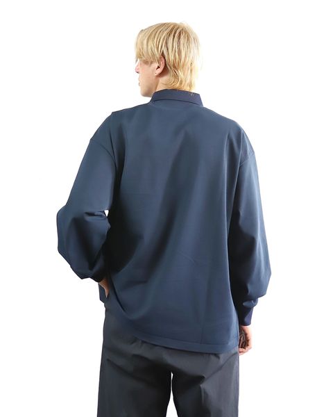 FreshService 24SS 新作DRY PIQUE JERSEY L/S POLO(NAVY) style 2024.3.22