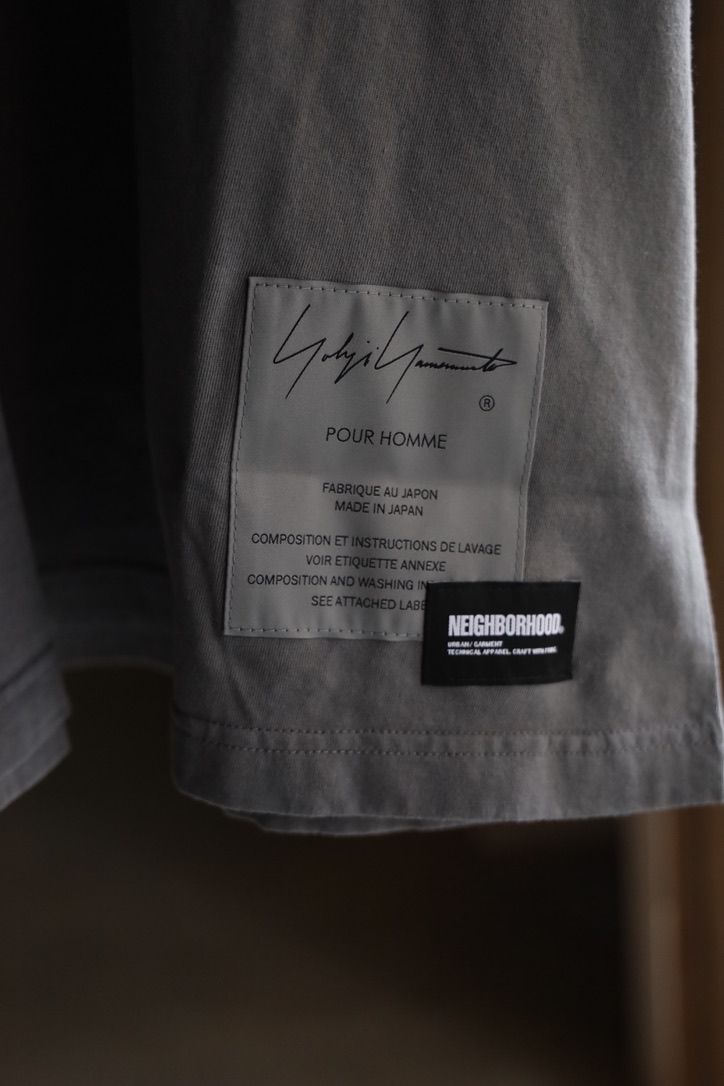 Yohji Yamamoto x NEIGHBORHOOD TEE SS-1(HP-T89-996)GRAY