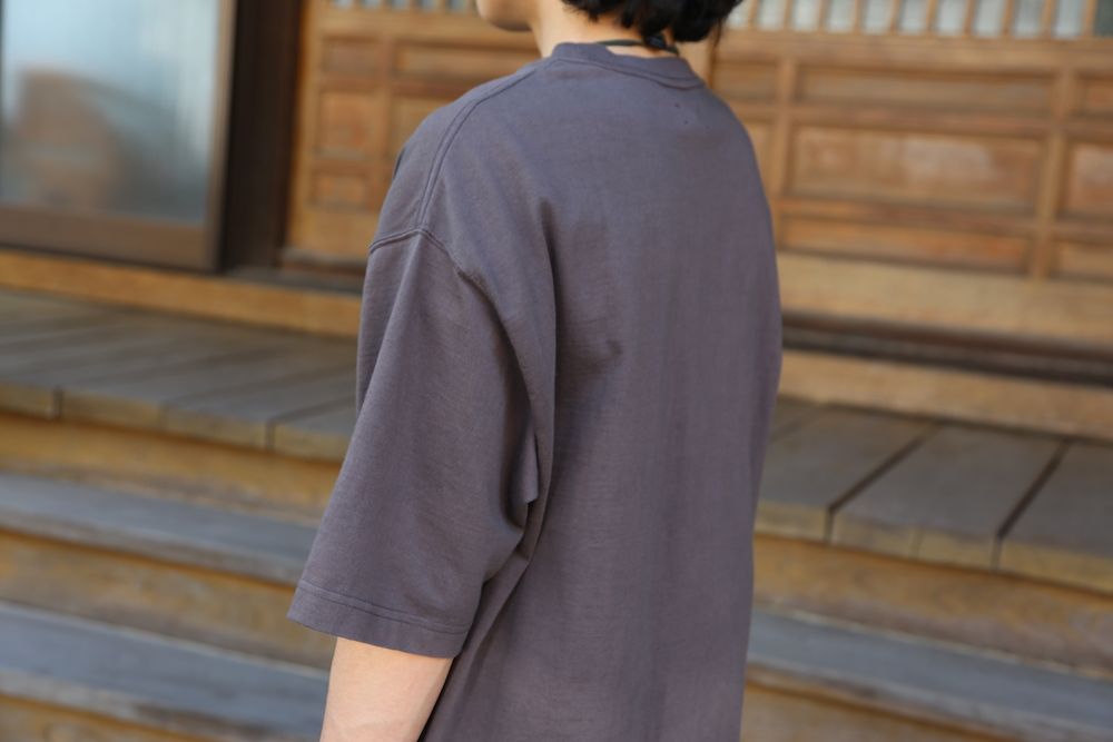 CIOTA スビンコットン10/-度詰め 吊り天竺ポケット付き半袖Tシャツ(CSLM-106M) style. 2021.05.30.