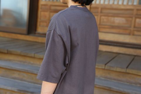 CIOTA スビンコットン10/-度詰め 吊り天竺ポケット付き半袖Tシャツ(CSLM-106M) style. 2021.05.30.