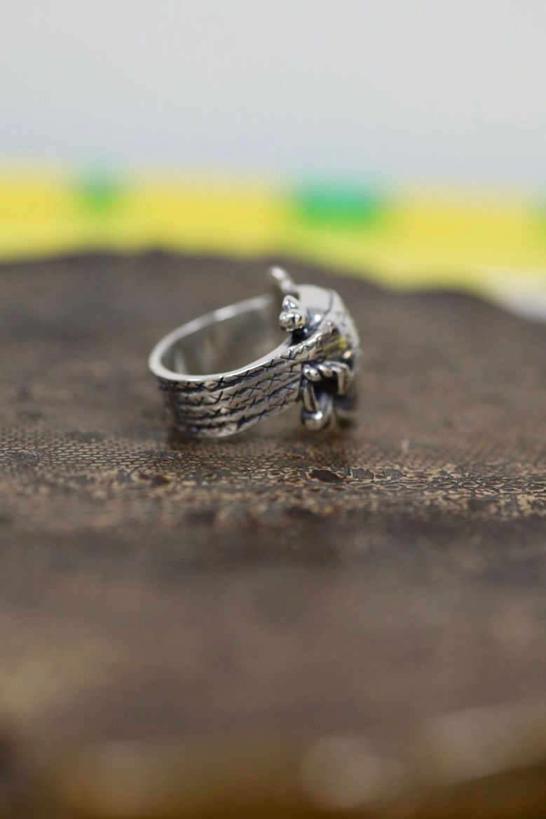 セントマイケル 26SS SKULL BH_RING(SM-MK8-0000-C41)SILVER☆4月29日(水)発売！