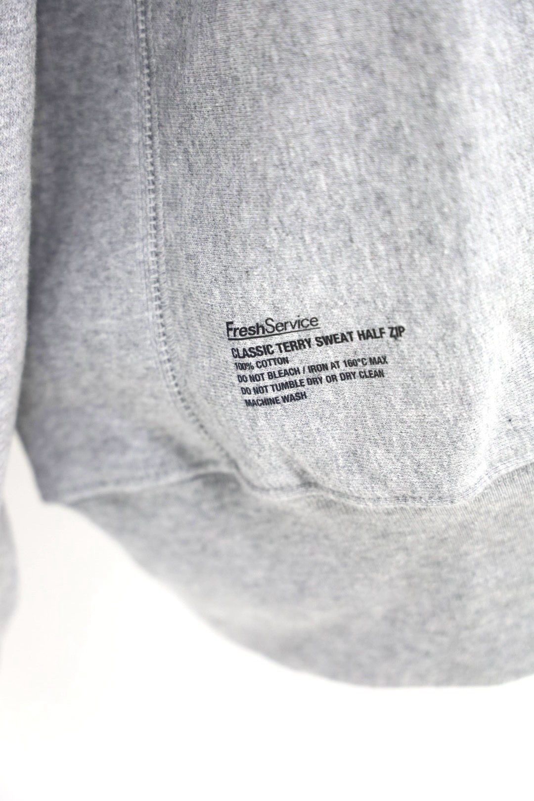 フレッシュサービス 26AW CLASSIC TERRY SWEAT HALF ZIP(FSC263-70013)H.GRAY☆9月5日(土)新作発売！