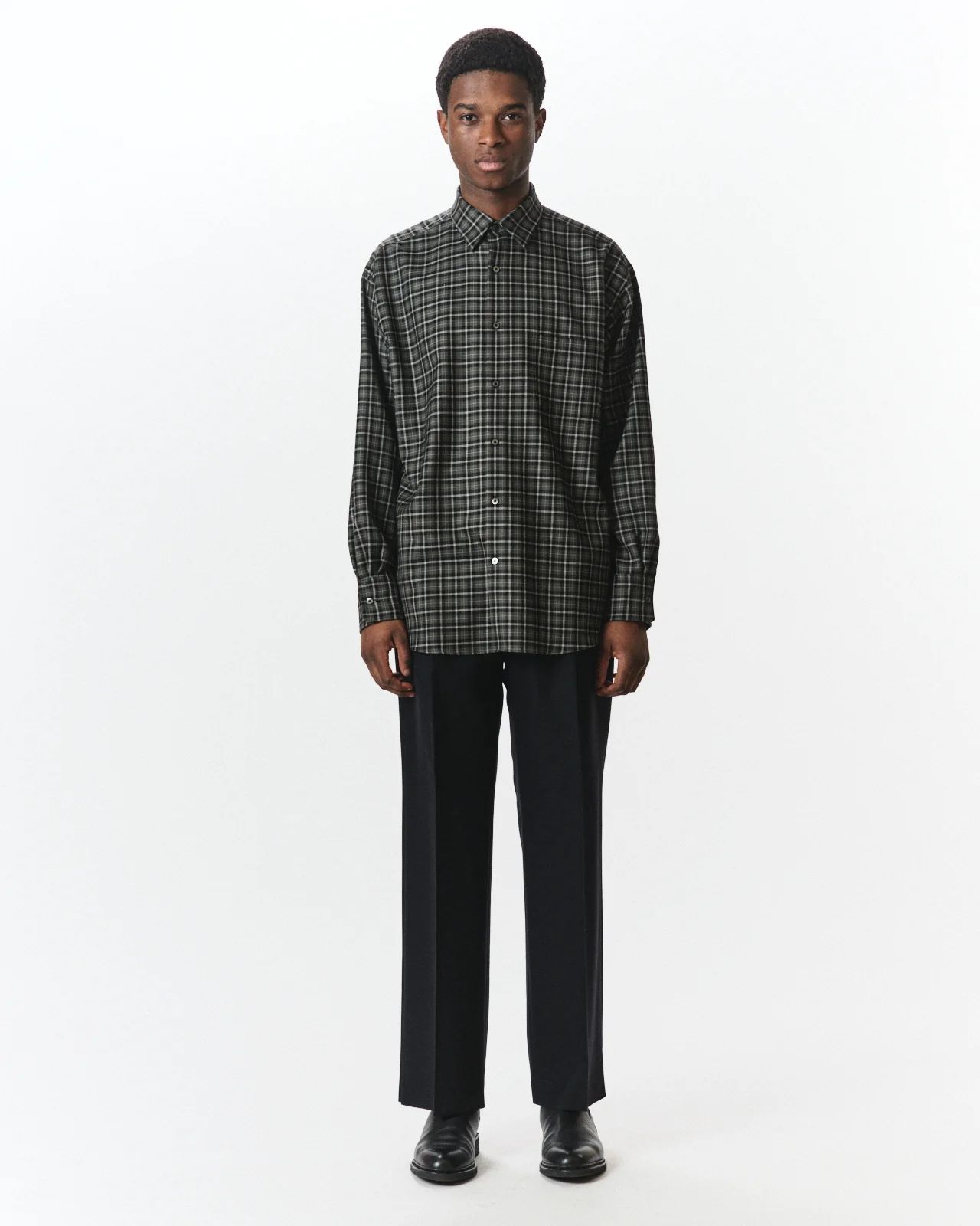 マーカウェア 26AW DOUBLE PLEATED TROUSERS(A26C18PT01C)BLACK☆新作発売！