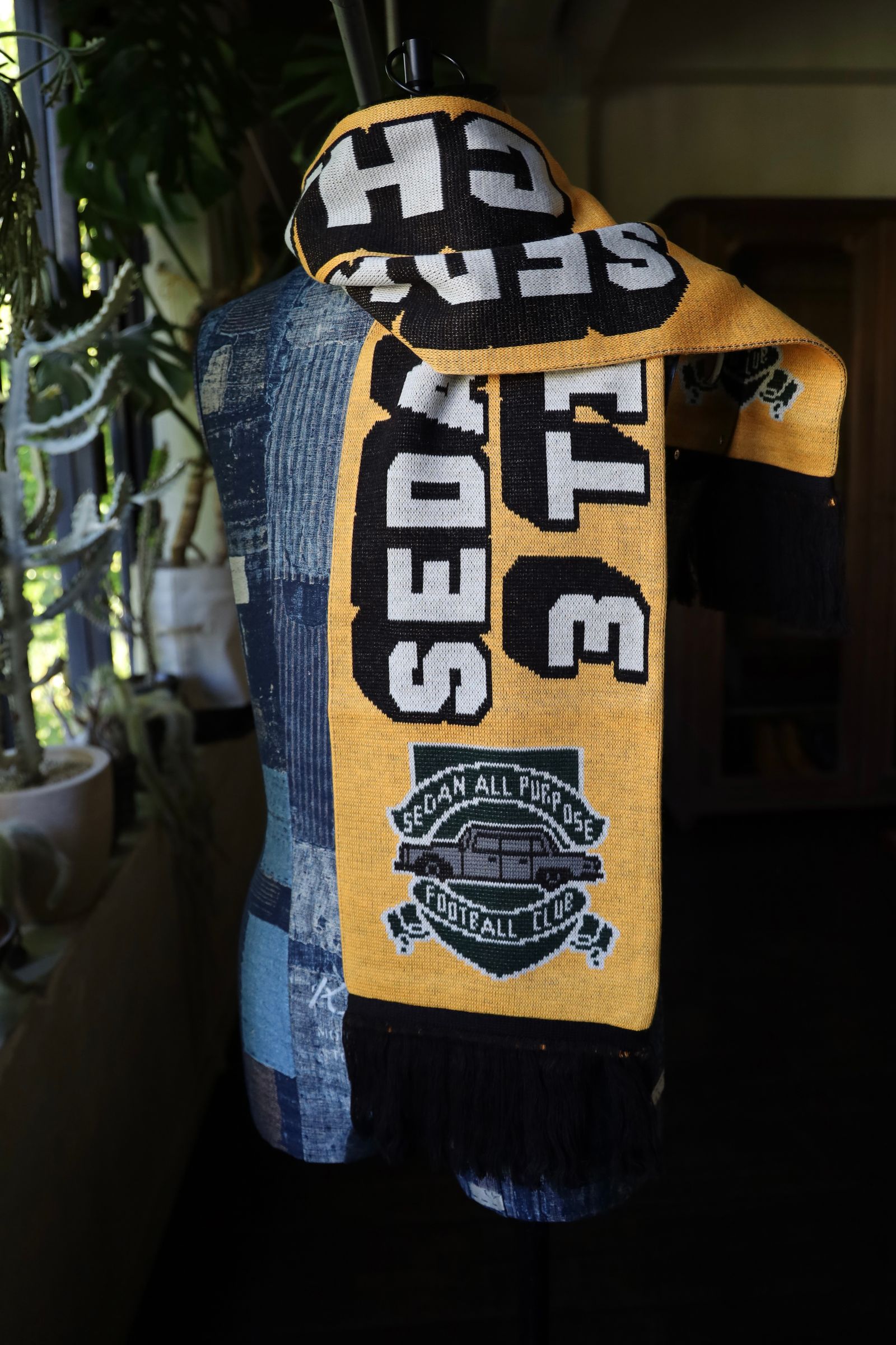 セダンオールパーパス FW24 Football Scarf(SD24F-ACO3)YELLOW☆11月9日(土)新作発売！