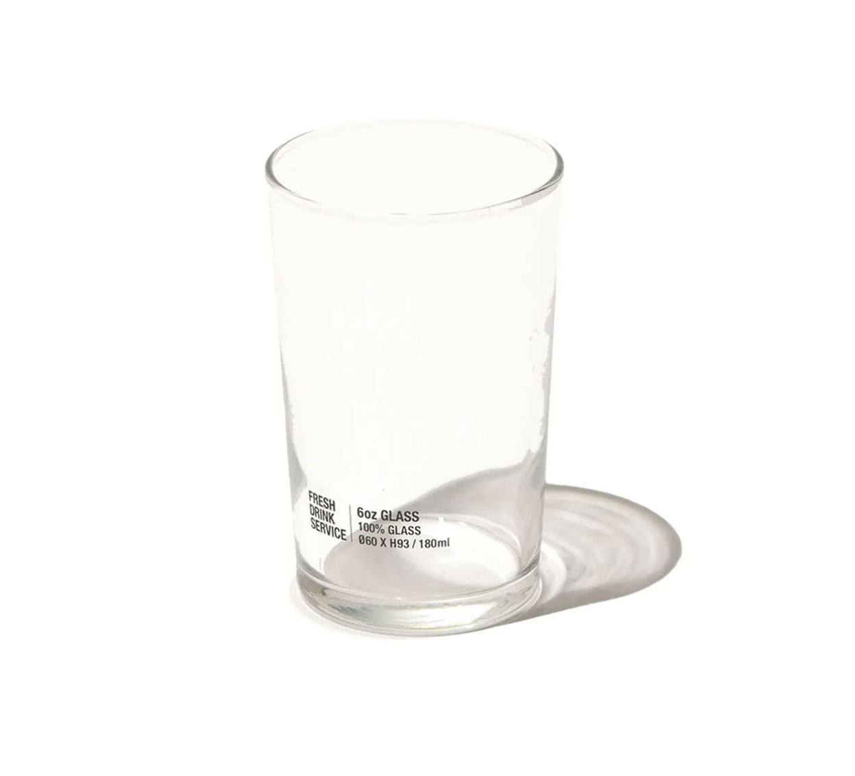 フレッシュサービス BLANK_6oz GLASS(FDS251-99055)CLEAR