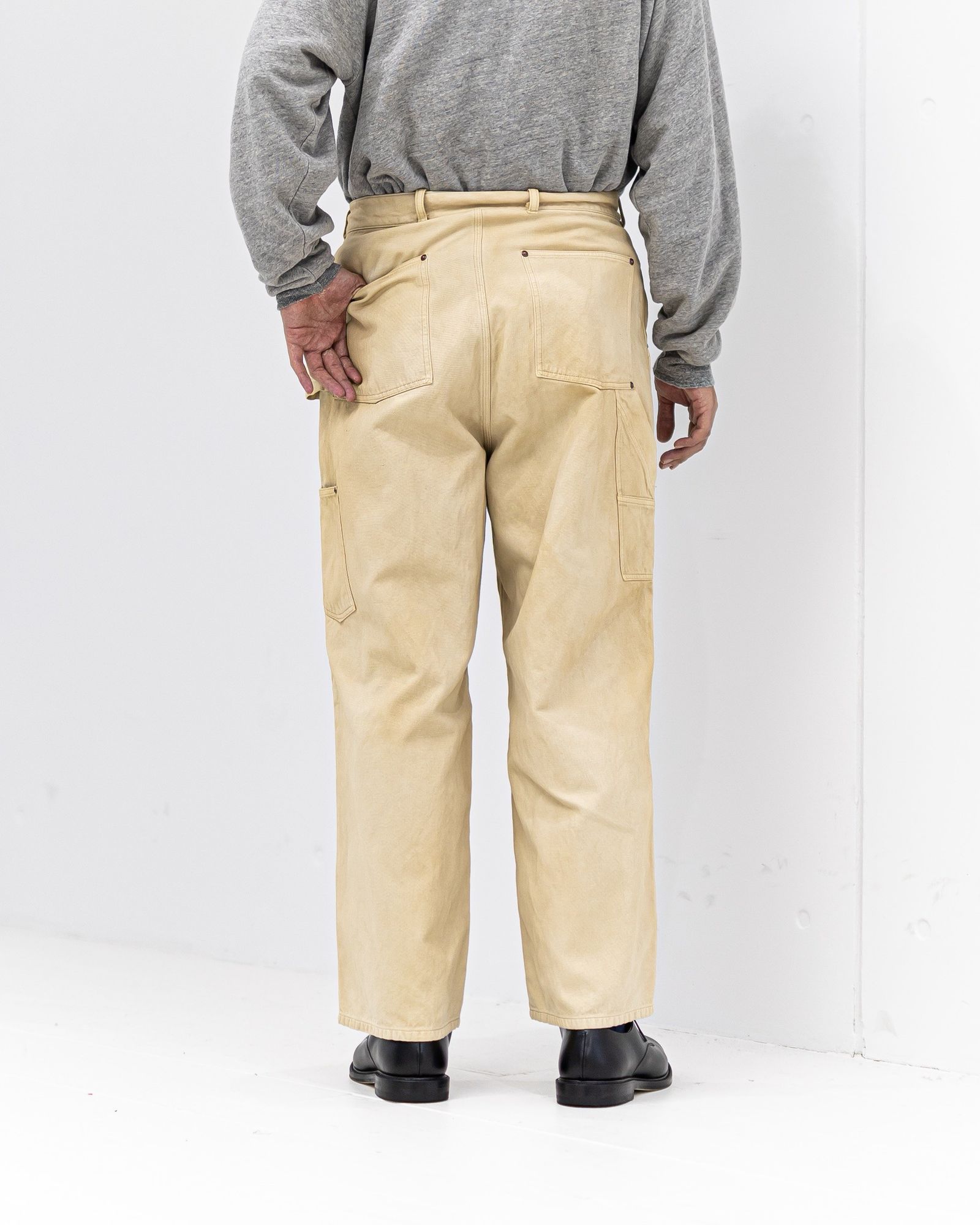 アプレッセ 2026 STYLE1 Vintage Silk Hemp Painter Pants (26SAP-04-07)BEIGE☆1月24日(土)発売！