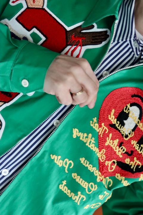 ©SAINT M×××××× ×DENIM TEARS SWING TOP"GREEN" S style.
