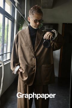Graphpaper Fulled Wool Twill Oversized Jacketスタイル2026.9.23.